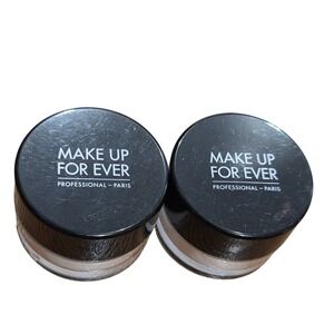 Make Up For Ever Ultra HD Microfinishing Loose Powder 2x 1g Travel Size Mini Set